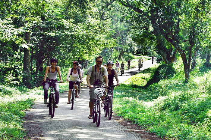 Cycling through Cuc Phuong